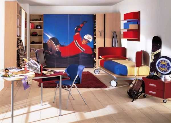 Обои для спальни для подростка мальчика фото – стильный дизайн детской комнаты спальни, последние модные тенденции