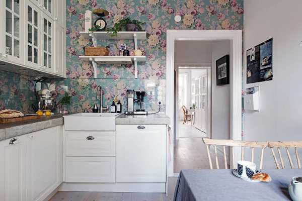 Обои увеличивающие пространство кухни фото – Обои для маленькой комнаты зрительно увеличивающие пространство: что сделает комнату больше?