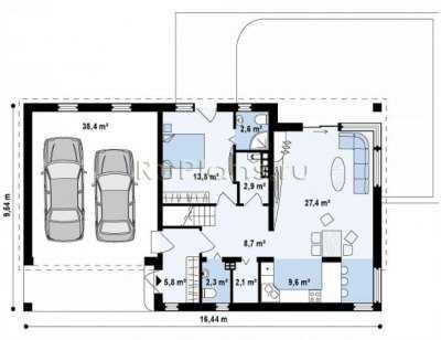 Одноэтажные дома из бруса с гаражом проекты фото – Одноэтажные дома с гаражом, проекты и планировки