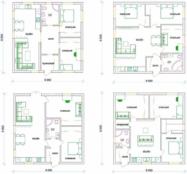 Одноэтажный дом 10 на 8 планировка – Проекты домов 10 на 8 в один этаж. Дом 10 на 8 м в 1 этаж. Проекты домов 10х8 одноэтажные