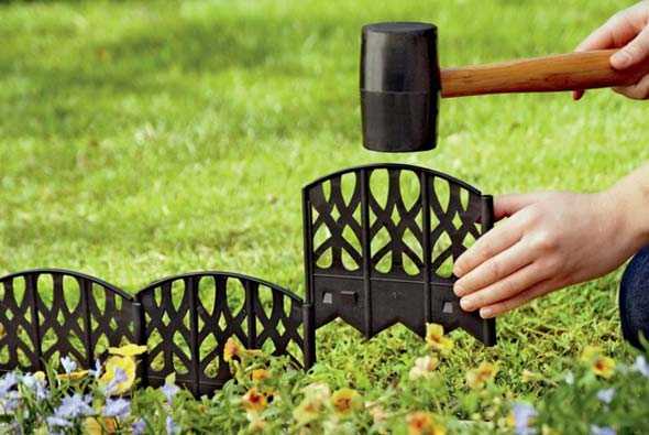 Ограждение для грядки – Ограждения для грядок своими руками — как сделать забор для палисадника, цветника или огорода, пошаговые инструкции с фото