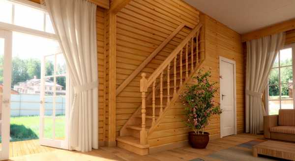 Окно в частном доме на лестнице – Красивые интерьеры прихожей с лестницей в частных домах, фото дизайна коридора, холла, деревянной прихожей в маленьком деревянном доме с окном на лестнице, отделка и оформление холла (шторы)