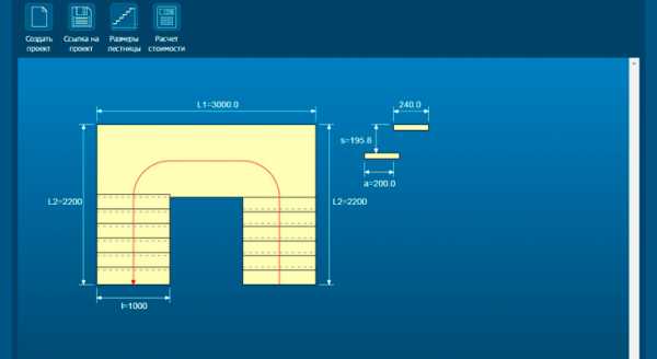 Онлайн расчет лестницы п образной – Расчет лестницы онлайн калькулятор 3D +чертежи. Просто!