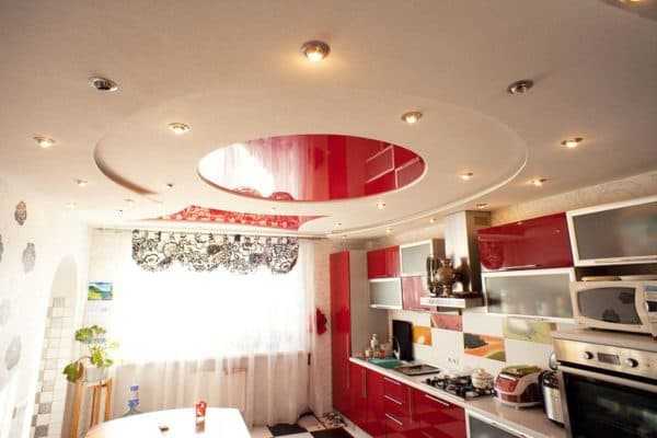 Освещение на кухне с натяжным потолком – (30 ): ,
