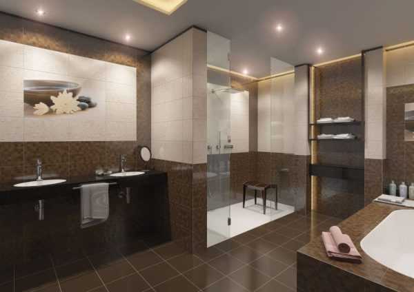 Отделка плиткой ванной – варианты керамической облицовки на площади 4 м2, идеи для оформления интерьера помещения