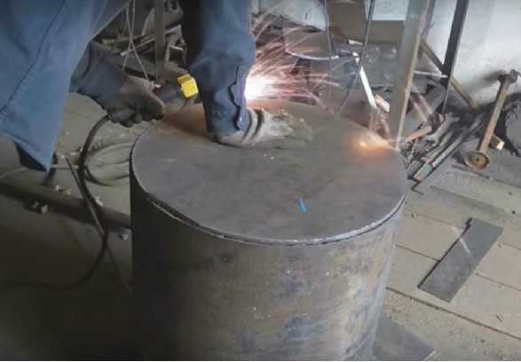 Печь в баню своими руками из металла – чертежи металлической печки, схема и размеры железной конструкции