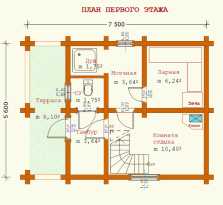План бани 4х5 – планировка интерьера внутри помещения площадью 5х4, план помещения метражом 4х5, мойка и парилка отдельно