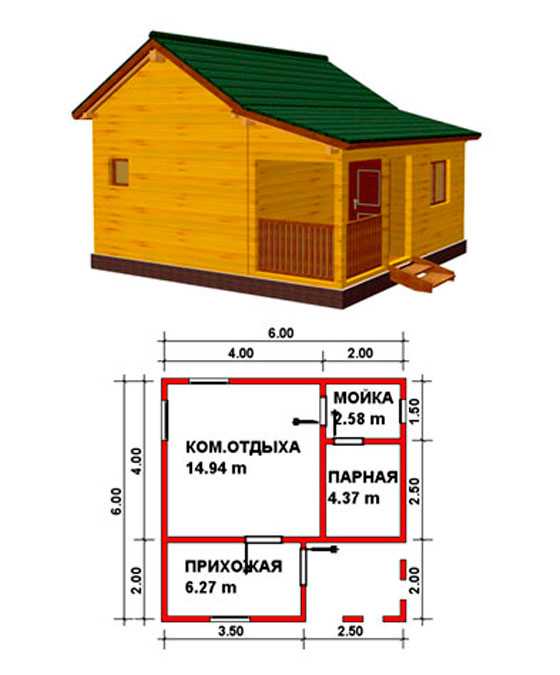 План дизайн бани – Планировка бани размером 4х6 - мойка и парилка отдельно (65 фото): план внутри помещения площадью 4 на 6, чертежи и схемы вариантов метражом 6х4