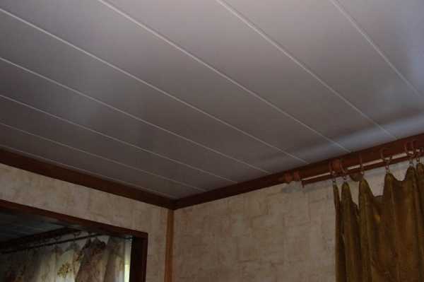 Пластик на потолок – ПВХ плиты и пленка для отделки потолочного покрытия лоджии, декоративные потолки-фигуры из вагонки в дизайне коридора