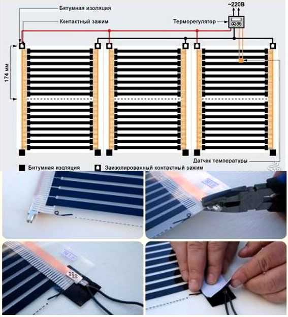 Пленочный электрический теплый пол – Пленочный теплый пол - описание, как выбрать и установить своими руками!