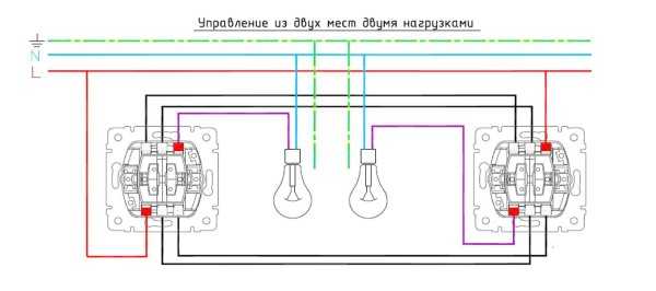 Подключение перекидного выключателя – Проходной выключатель - схема подключения. Подробная инструкция подключения двухклавишных и трехклавишных проходных выключателей. Видео