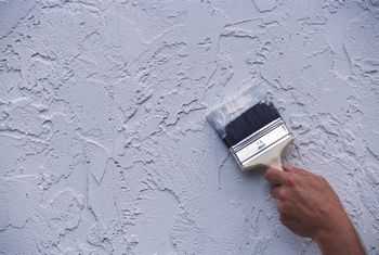 Покраска стен структурная – Структурная краска для стен