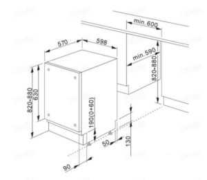 Посудомойка размеры для встраивания – Посудомоечные машины - размеры и габариты
