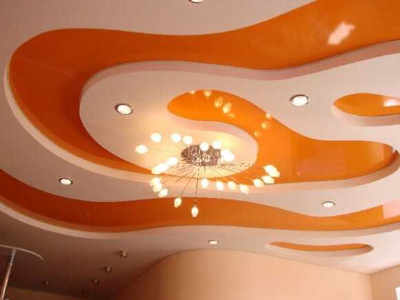Потолки из гипсокартона фото для зала двухуровневые фото – Потолки из гипсокартона - 175 фото лучших идей, какой дизайн выбрать