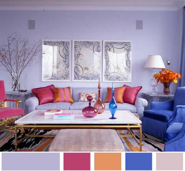 Правильное сочетание цветов в интерьере таблица – Сочетание цветов в интерьере - какую цветовую гамму подобрать для спальни, кухни, гостиной, примеры палитры и таблица + фото