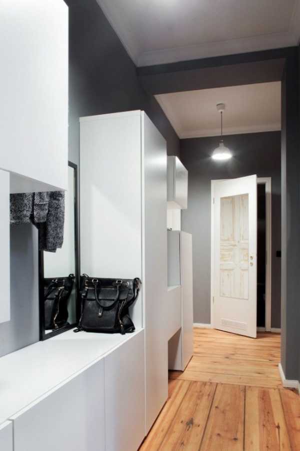 Прихожая в современном стиле дизайн узкий коридор