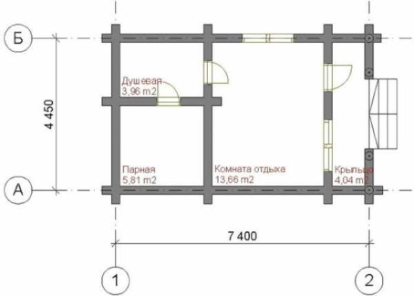 Проект бань из пеноблоков – как построить своими руками дом-баню площадью 6х4 с бассейном