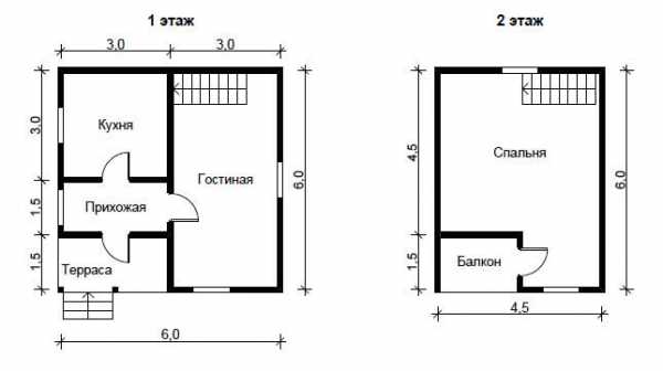 Проект дома 6х6 одноэтажного дома – проекты для строительства с фото и ценами — Лесстрой