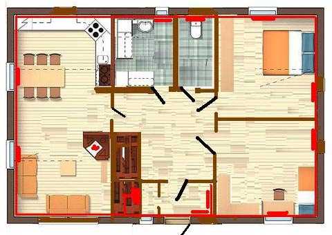 Проект дома одноэтажного дома 6 на 6 с – проект одноэтажного или двухэтажного дома размером 6х9 кв.м с мансардой, варианты и примеры с отличным дизайном