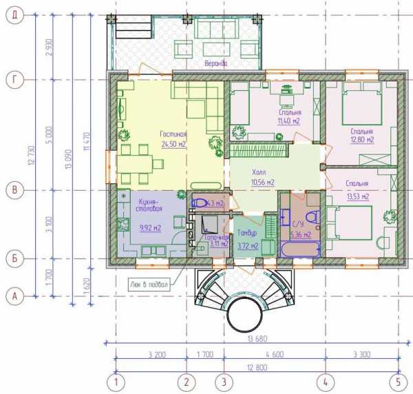 Проект кирпичного двухэтажного дома – Проекты двухэтажных кирпичных домов и коттеджей