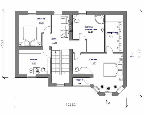 Проект небольшого 2 х этажного дома – Планировка двухэтажного дома 6х8, 8х8, 9х9, 10х10, 6х6, 7х8, 6х9 и других размеров с мансардой и без нее