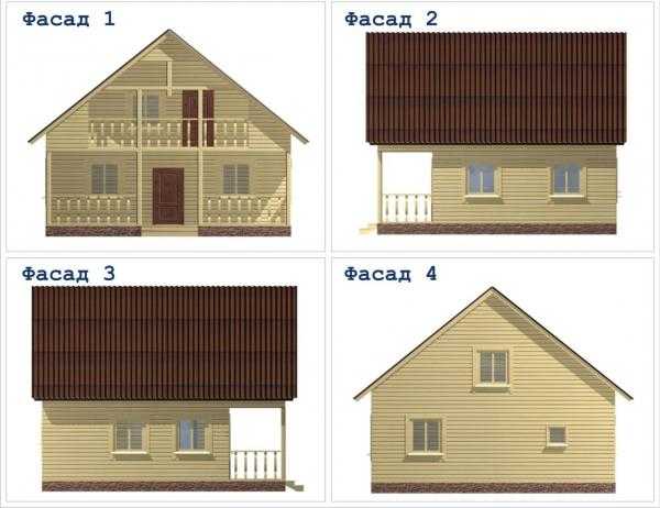 Проекты домов 9 на 8 с мансардой из бруса – Дом из бруса 8х9 с мансардой. 131 м2 – цена, характеристики, комплектация