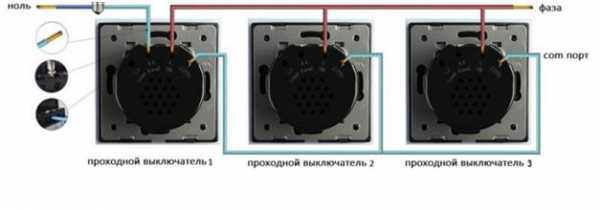 Проходной выключатель света – Подключение проходного выключателя - 2 ошибки и недостатки. Схема подключения с двух и 3-х мест.
