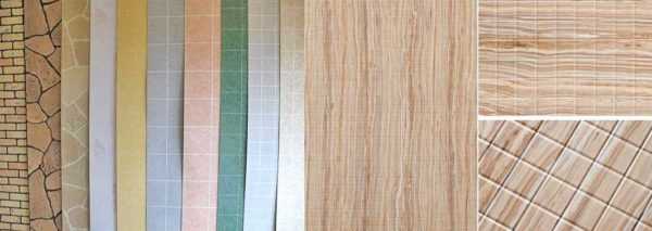 Пвх панели тонкие – листовые пластиковые ламинированные панели, декоративные варианты «под камень» и «панда», зеркальные модели