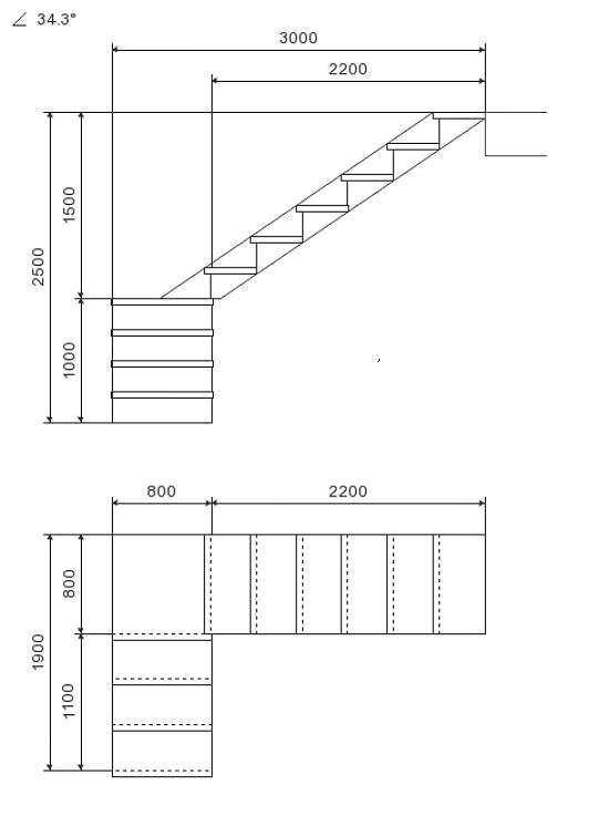 Расчет прямой лестницы на второй этаж – Как рассчитать лестницу на второй этаж в частном доме: нормы, формулы, таблицы и примеры калькуляции