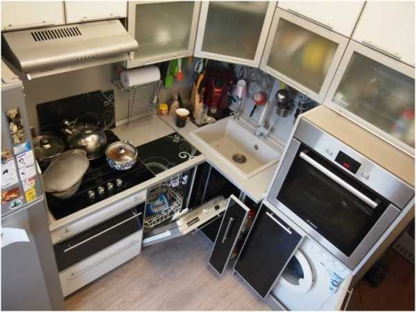 Ремонт в маленькой кухне в хрущевке фото – фото ремонта маленькой кухни, интерьер угловой кухни 6 кв, идеи планировок с холодильником