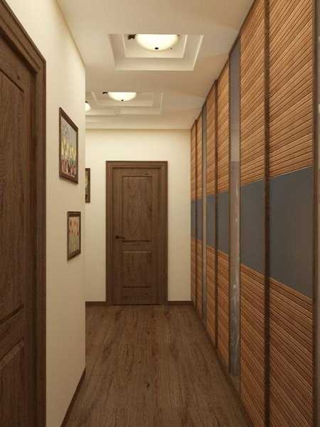 Ремонт в узком коридоре – реальные идеи и решения 2018, как визуально расширить длинное помещение в квартире, варианты-проекты интерьера коридора для «хрущевки»