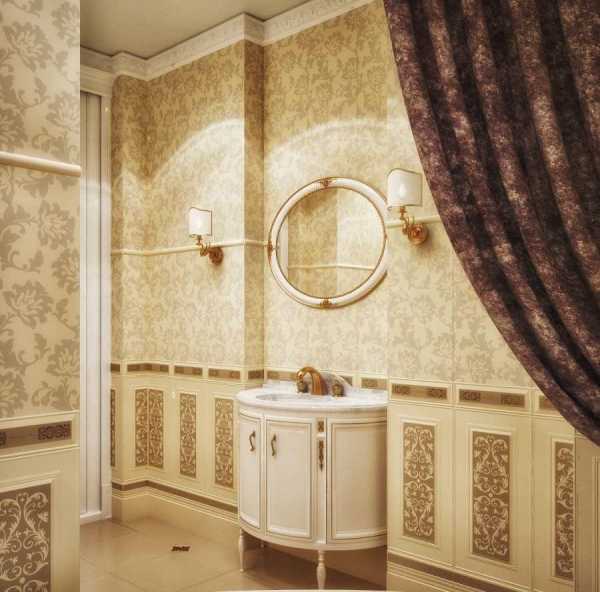 Ремонт ванной комнаты обоями – фото, отзывы, влагостойкие, моющиеся, самоклеящиеся, можно ли клеить обои в ванной, пигментированная грунтовка, видео