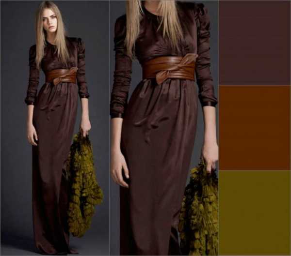 С какими цветами сочетается коричневый цвет – Сочетание коричневого цвета в одежде
