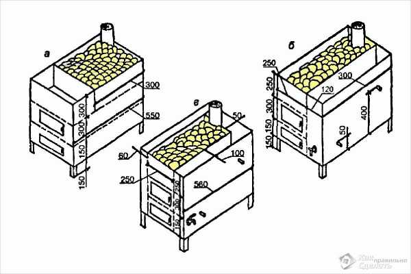 Самодельные печи из металла для бани – Самодельные печи для бани из металла чертежи