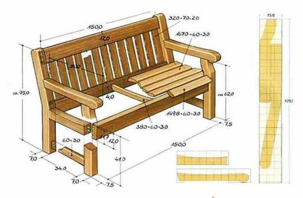 Сделать деревянную скамейку со спинкой своими руками – Как сделать скамейку со спинкой своими руками — пошаговая инструкция по изготовлению лавочки с фото, видео и чертежами