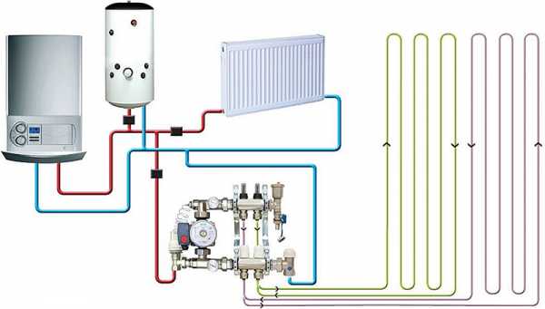 Схема теплые водяные полы – Способы устройства теплого водяного пола в частном доме: монтажные схемы, тонкости работ — от подготовки основания до присоединения к источнику тепла