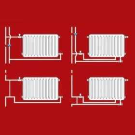 Схема установки радиатора отопления в квартире – Установка батарей отопления в квартире: монтаж радиаторов своими руками, как правильно установить и подключить