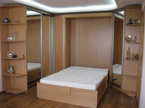 Шкаф с встроенной кроватью – Встроенная кровать в шкаф в интерьере