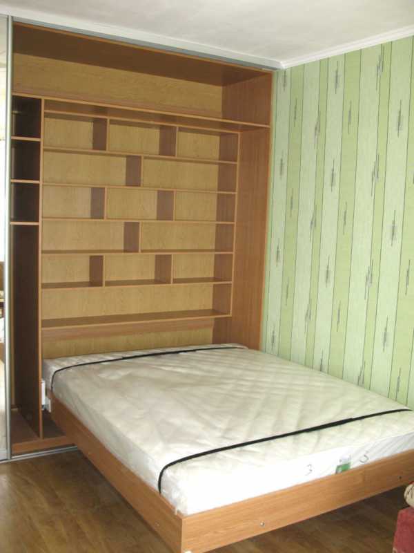 Шкаф с встроенной кроватью – Встроенная кровать в шкаф в интерьере