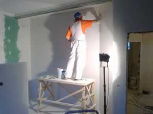 Шпаклевка краска для стен – Делаем фактурную стену из шпаклёвки-краски и декора – Ярмарка Мастеров