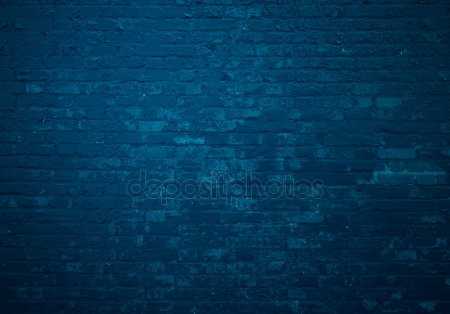 Синяя кирпичная стена – кирпичная стена в интерьере на фото