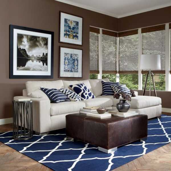 Сочетание коричневого и голубого в интерьере – Голубой цвет в интерьере. Сочетание голубого в дизайне интерьера: гостиной, спальни, кухни