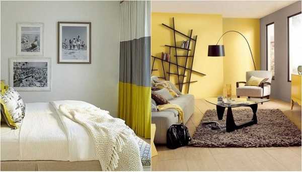 Сочетание серого и желтого – Гармоничный союз жёлтого и серого цветов для создания модного и элегантного интерьера