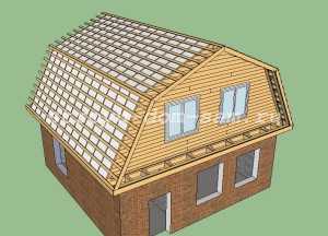Стропильная система ломаной мансардной крыши – стропильная система, расчет и установка стропил с чертежами монтажа и фото планов работ ломаной крыши