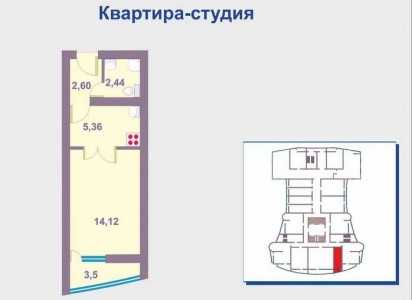 Студия планировка квартиры – варианты для площади 12 и 18 кв. м., обстановка квартир по 24 и 26 «квадратов», дизайн двухкомнатных от 27 до 45 метров