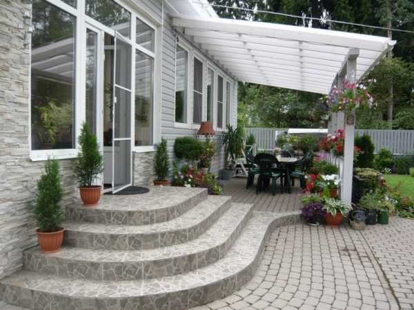Ступеньки на крыльцо – ступеньки для частного кирпичного дома, наружные лестницы для загородного коттеджа, уличные ступени
