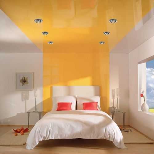 Свет на натяжном потолке в спальне – Освещение спальни с натяжным потолком (фото, примеры)