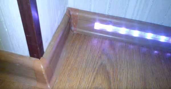 Светодиодная лента в полу – Как сделать подсветку пола - 3 простых способа. Датчики движения, плинтус, неоновая и светодиодная лента