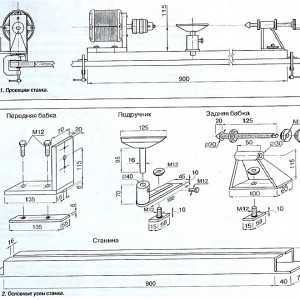 Своими руками токарные станки – чертежи самодельных вариантов, описание создания простейших настольных конструкций + видео