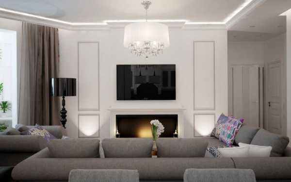 Телевизор и камин в интерьере гостиной фото – 50+ фото в интерьере, красивые идеи дизайна